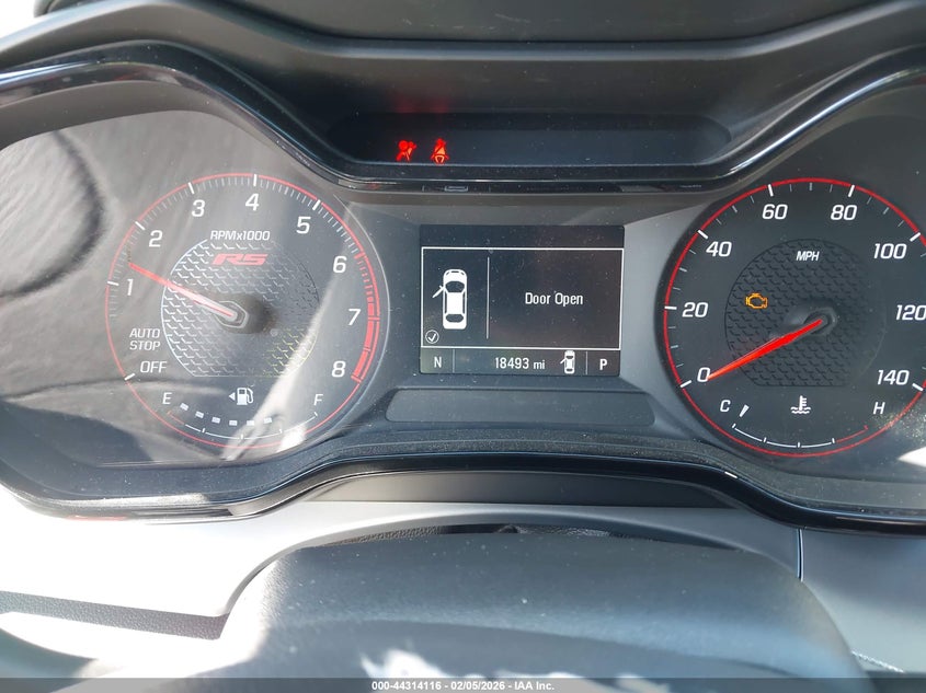 2025 Chevrolet Trax VIN KL77LGEP8SC306124 IAAI salvage auction — FRONT END, Original (Texas), sold $2,050 on 2026-07-29 (photo 7)