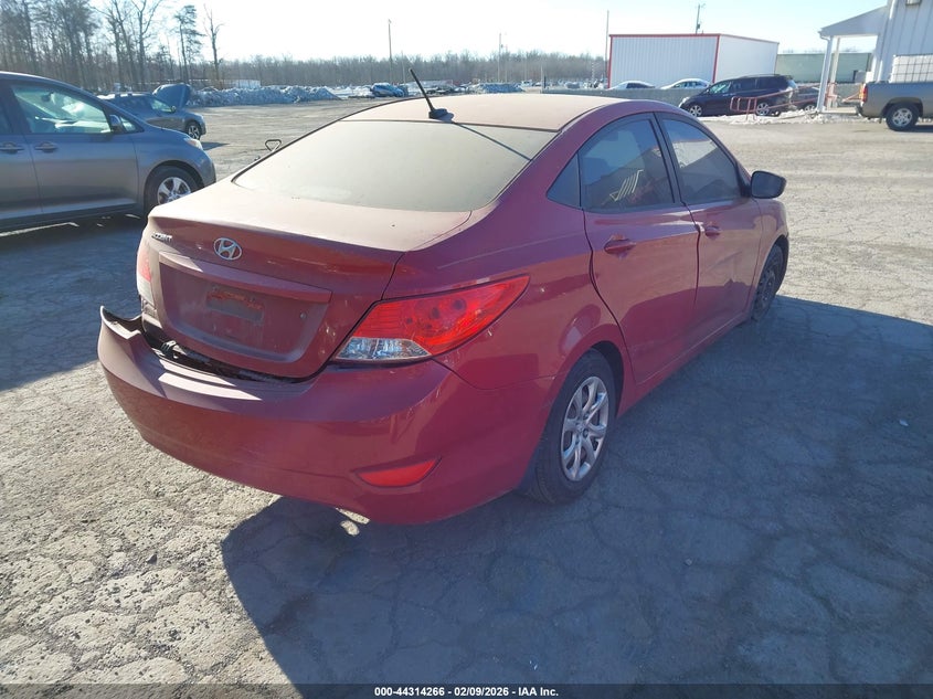 2013  Accent VIN KMHCT4AE5DU305509 IAAI salvage auction — LEFT REAR, Salvage Title, sold $475 on 2026-07-15 (photo 4)