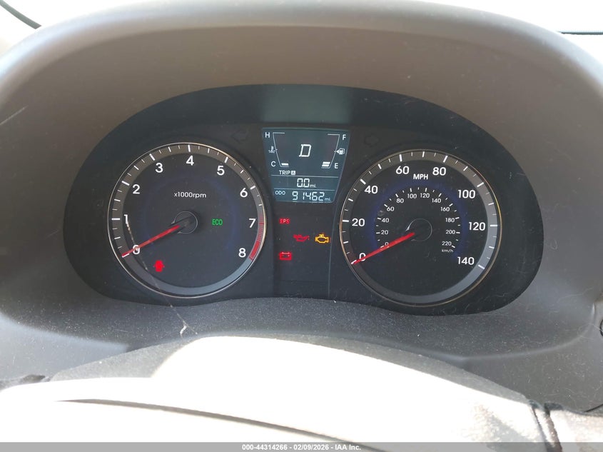 2013  Accent VIN KMHCT4AE5DU305509 IAAI salvage auction — LEFT REAR, Salvage Title, sold $475 on 2026-07-15 (photo 7)