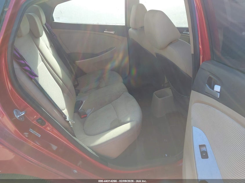 2013  Accent VIN KMHCT4AE5DU305509 IAAI salvage auction — LEFT REAR, Salvage Title, sold $475 on 2026-07-15 (photo 8)