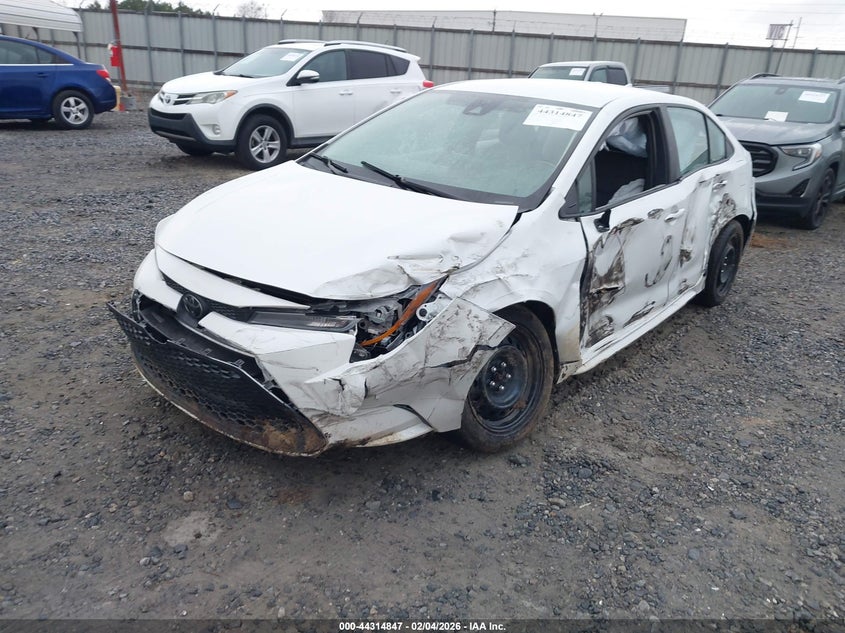 2022 Toyota Corolla VIN 5YFEPMAE9NP369813 IAAI salvage auction — FRONT & REAR, Salvage - Greater Than 75% (Maryland), sold $3,250 on 2026-07-13 (photo 2)