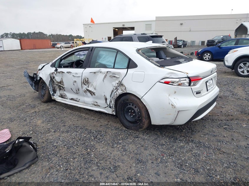 2022 Toyota Corolla VIN 5YFEPMAE9NP369813 IAAI salvage auction — FRONT & REAR, Salvage - Greater Than 75% (Maryland), sold $3,250 on 2026-07-13 (photo 3)