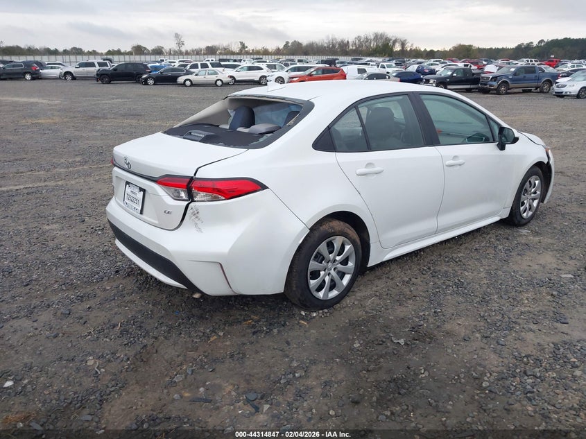 2022 Toyota Corolla VIN 5YFEPMAE9NP369813 IAAI salvage auction — FRONT & REAR, Salvage - Greater Than 75% (Maryland), sold $3,250 on 2026-07-13 (photo 4)