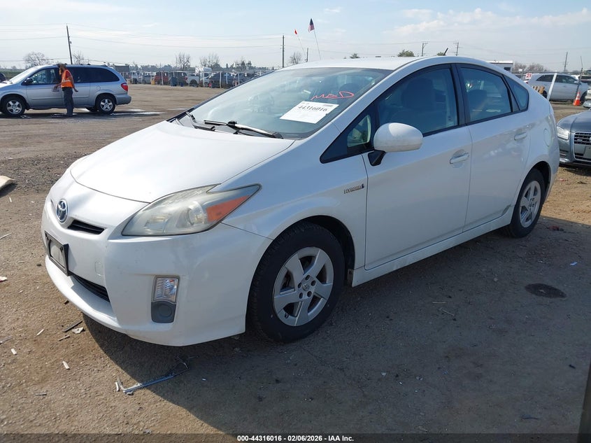 2011 Toyota Prius VIN JTDKN3DU1B0258880 IAAI salvage auction — FRONT END, Clear - Dealer Only (California), sold $2,150 on 2026-07-15 (photo 2)