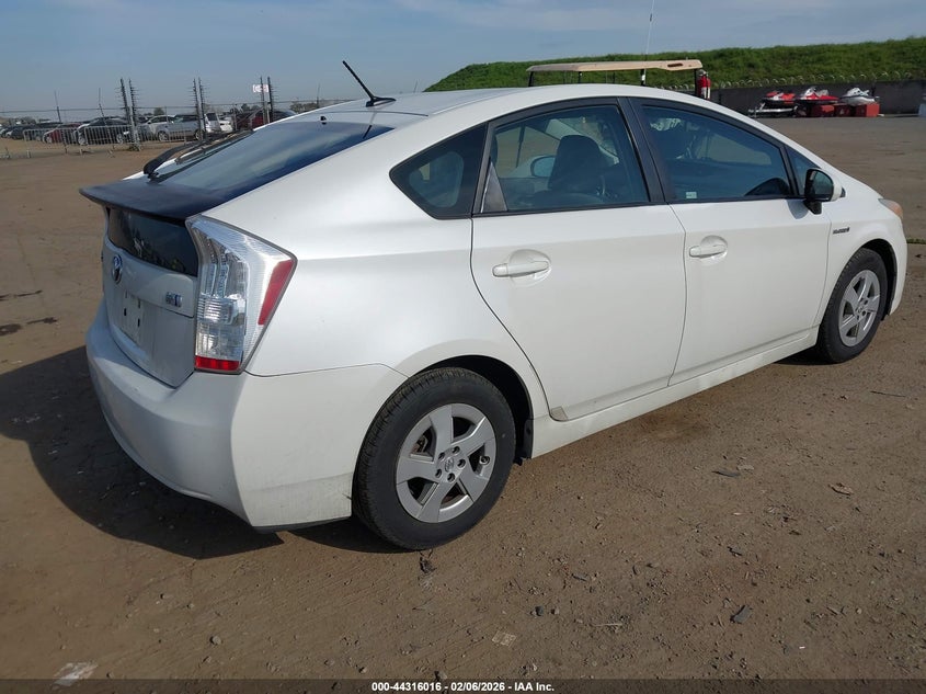 2011 Toyota Prius VIN JTDKN3DU1B0258880 IAAI salvage auction — FRONT END, Clear - Dealer Only (California), sold $2,150 on 2026-07-15 (photo 4)