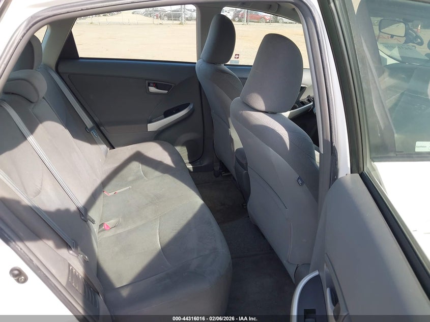 2011 Toyota Prius VIN JTDKN3DU1B0258880 IAAI salvage auction — FRONT END, Clear - Dealer Only (California), sold $2,150 on 2026-07-15 (photo 8)