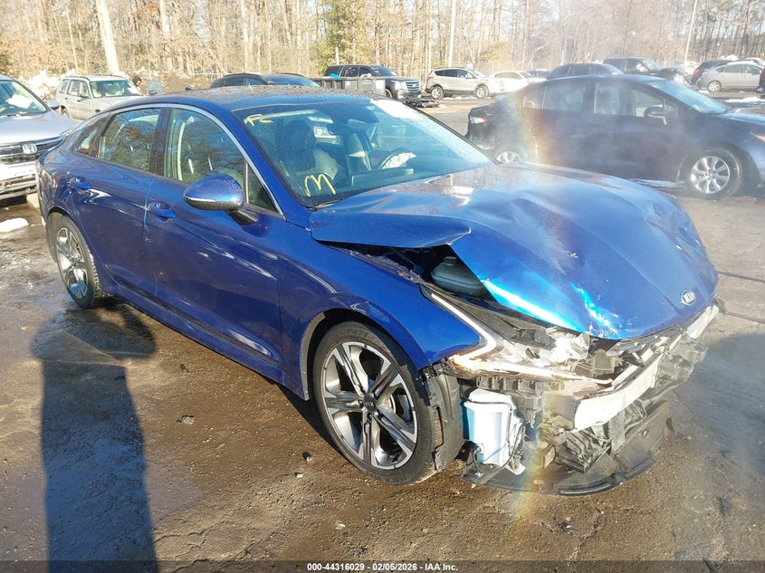 2021 Kia K5 VIN 5XXG34J27MG003754 IAAI salvage auction — FRONT END, Salvage - Greater Than 75% (Maryland), sold $3,200 on 2026-07-15 (photo 1)