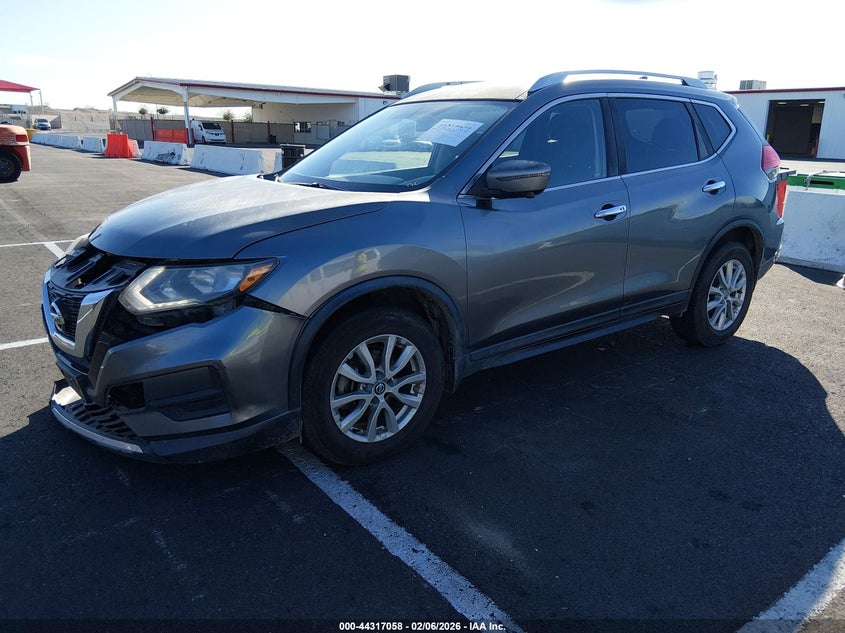 2017 Nissan Rogue VIN KNMAT2MT3HP514648 IAAI salvage auction — FRONT END, Salvage Title, sold $1,550 on 2026-07-29 (photo 2)