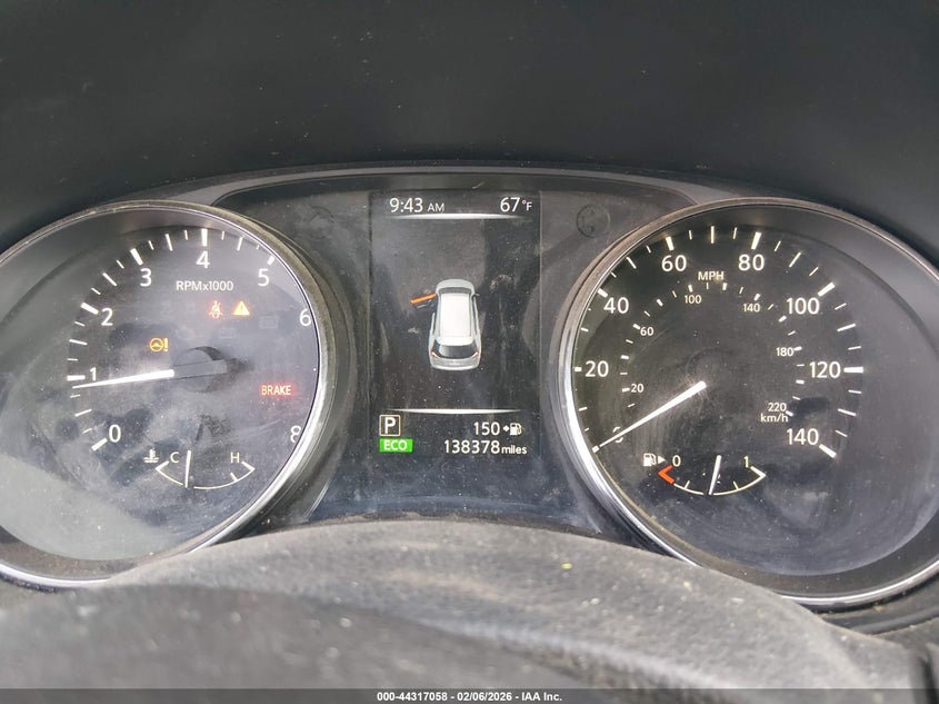 2017 Nissan Rogue VIN KNMAT2MT3HP514648 IAAI salvage auction — FRONT END, Salvage Title, sold $1,550 on 2026-07-29 (photo 7)