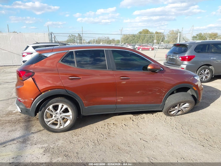 2021 Buick Encore gx VIN KL4MMBS2XMB091475 IAAI salvage auction — RIGHT SIDE, Salvage Title, sold $3,750 on 2026-07-29 (photo 6)