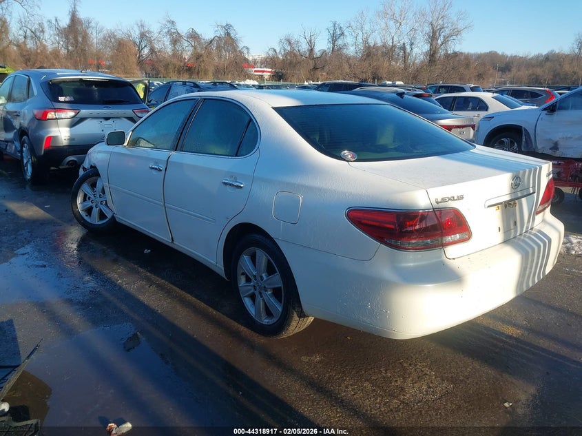 2005 Lexus ES VIN JTHBA30G655142060 IAAI salvage auction — FRONT END, Salvage - Greater Than 75% (Maryland), sold $450 on 2026-07-08 (photo 3)