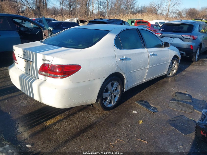 2005 Lexus ES VIN JTHBA30G655142060 IAAI salvage auction — FRONT END, Salvage - Greater Than 75% (Maryland), sold $450 on 2026-07-08 (photo 4)