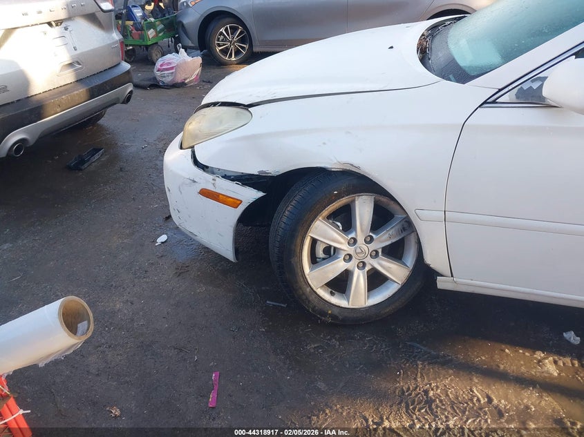 2005 Lexus ES VIN JTHBA30G655142060 IAAI salvage auction — FRONT END, Salvage - Greater Than 75% (Maryland), sold $450 on 2026-07-08 (photo 6)
