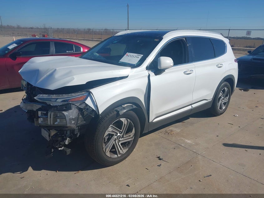 2021 Hyundai Santa fe VIN 5NMS34AJ3MH339307 IAAI salvage auction — FRONT END, Original (Texas), sold $3,300 on 2026-07-10 (photo 2)