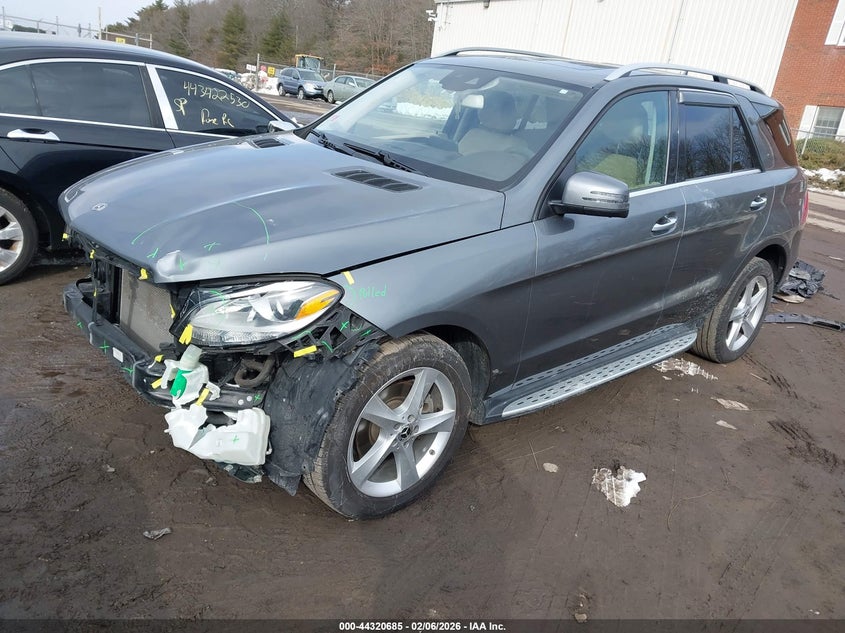 2018 Mercedes-benz Gle VIN 4JGDA5JB8JB156199 IAAI salvage auction — FRONT END, Salvage Title, sold $8,200 on 2026-07-24 (photo 2)