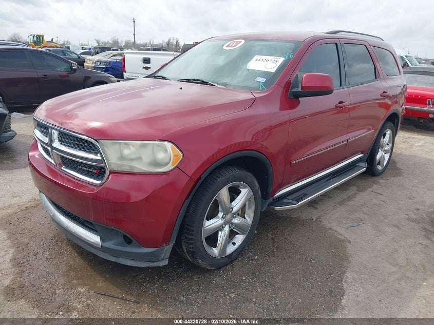 2013 Dodge Durango VIN 1C4RDHAG8DC683608 IAAI salvage auction — Front End, Original (Texas), sold $2,350 on 2026-02-25 (photo 2)
