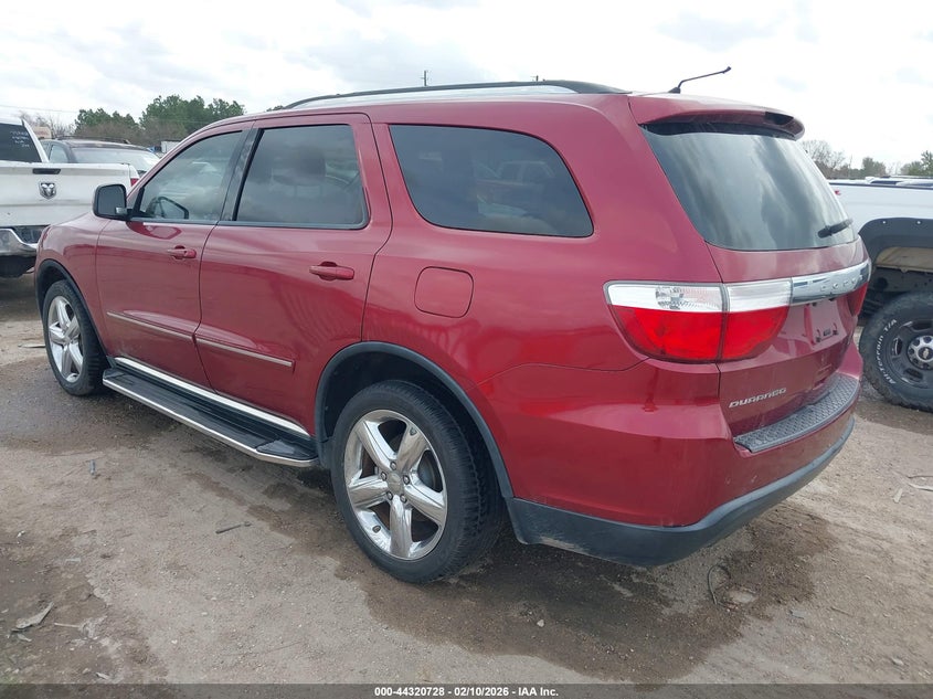 2013 Dodge Durango VIN 1C4RDHAG8DC683608 IAAI salvage auction — Front End, Original (Texas), sold $2,350 on 2026-02-25 (photo 3)