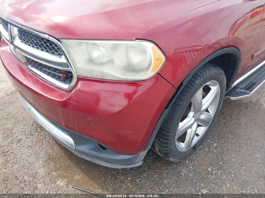 2013 Dodge Durango VIN 1C4RDHAG8DC683608 IAAI salvage auction — Front End, Original (Texas), sold $2,350 on 2026-02-25 (photo 6)