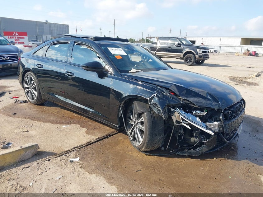 2024 Audi A6 VIN WAUE3BF23RN028986 IAAI salvage auction — RIGHT FRONT, Original (Texas), sold $11,500 on 2026-07-16 (photo 1)