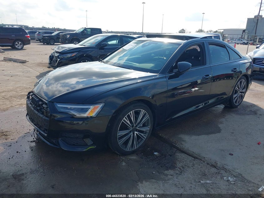 2024 Audi A6 VIN WAUE3BF23RN028986 IAAI salvage auction — RIGHT FRONT, Original (Texas), sold $11,500 on 2026-07-16 (photo 2)