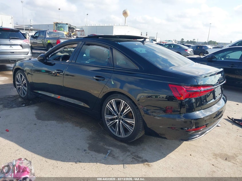 2024 Audi A6 VIN WAUE3BF23RN028986 IAAI salvage auction — RIGHT FRONT, Original (Texas), sold $11,500 on 2026-07-16 (photo 3)