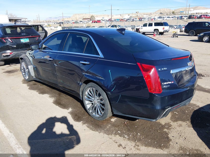 2017 Cadillac Cts VIN 1G6AX5SX6H0122903 IAAI salvage auction — FRONT END, Salvage (New Mexico), sold $525 on 2026-07-27 (photo 3)