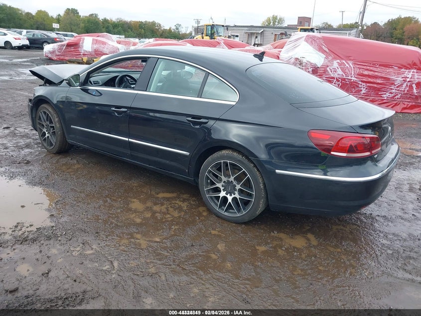 2013 Volkswagen Passat cc VIN WVWBN7AN0DE513559 IAAI salvage auction — FRONT END, Salvage (New Jersey), sold $400 on 2026-08-05 (photo 3)