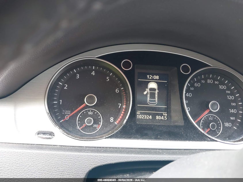 2013 Volkswagen Passat cc VIN WVWBN7AN0DE513559 IAAI salvage auction — FRONT END, Salvage (New Jersey), sold $400 on 2026-08-05 (photo 7)