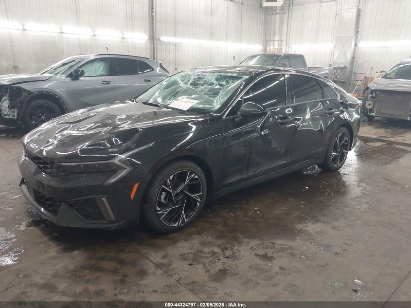 2025 Kia K5 VIN KNAG64J76S5392503 IAAI salvage auction — ROOF, Salvage Title, sold $5,900 on 2026-07-14 (photo 2)