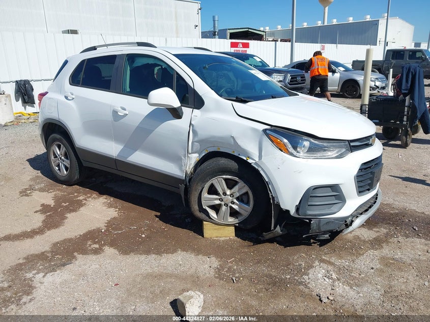 2021 Chevrolet Trax VIN KL7CJPSB6MB321730 IAAI salvage auction — RIGHT FRONT, Salvage (Texas), sold $1,875 on 2026-07-23 (photo 1)