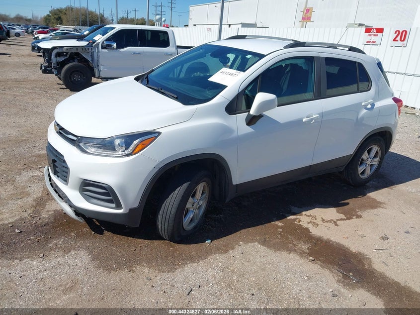 2021 Chevrolet Trax VIN KL7CJPSB6MB321730 IAAI salvage auction — RIGHT FRONT, Salvage (Texas), sold $1,875 on 2026-07-23 (photo 2)