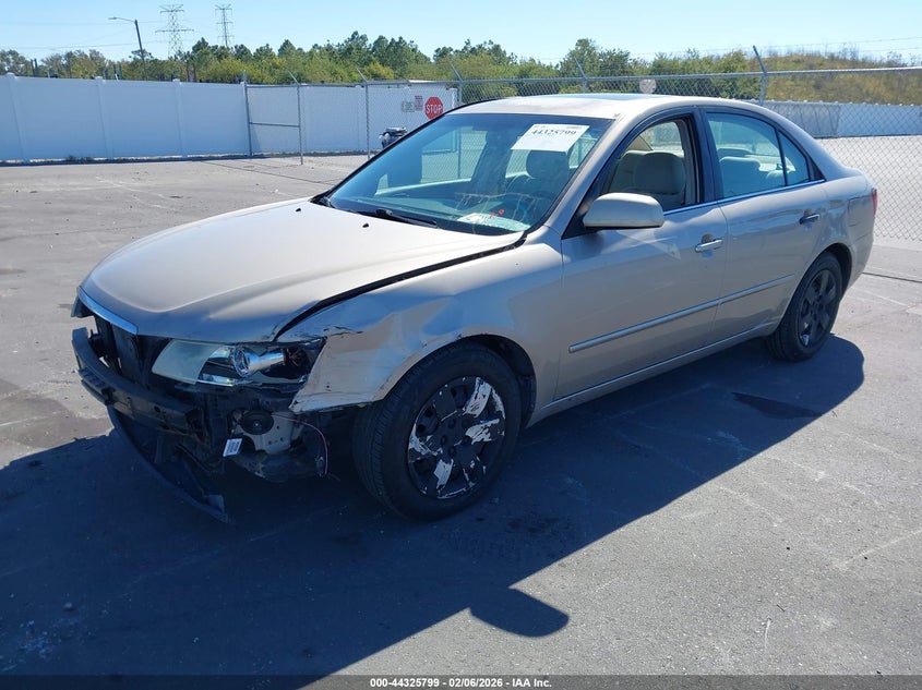 2008 Hyundai Sonata VIN 5NPET46F88H391705 IAAI salvage auction — FRONT END, Rebuildable (Florida), sold $500 on 2026-07-13 (photo 2)