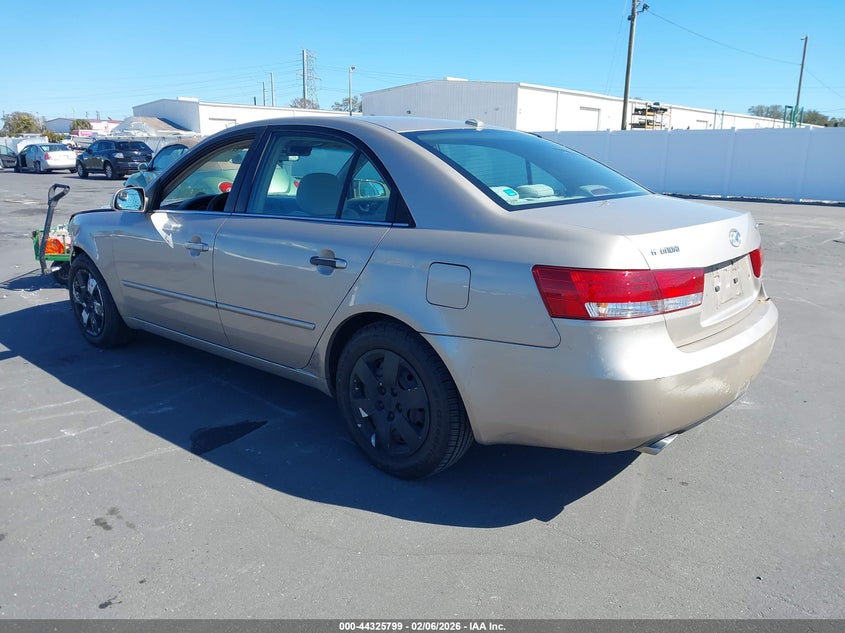 2008 Hyundai Sonata VIN 5NPET46F88H391705 IAAI salvage auction — FRONT END, Rebuildable (Florida), sold $500 on 2026-07-13 (photo 3)