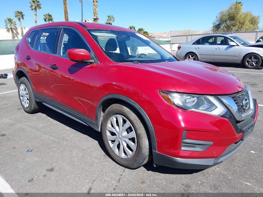 2017 Nissan Rogue VIN JN8AT2MTXHW392008 IAAI salvage auction — LEFT FRONT, Salvage (Nevada), sold $25 on 2026-07-24 (photo 1)