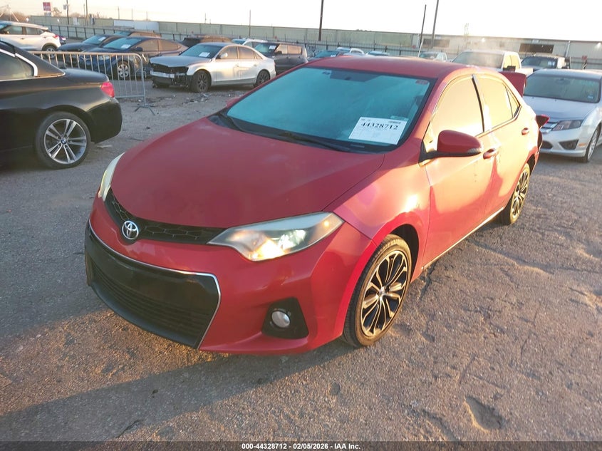 2016 Toyota Corolla VIN 5YFBURHE7GP429282 IAAI salvage auction — REAR END, Original (Texas), sold $4,450 on 2026-07-08 (photo 2)