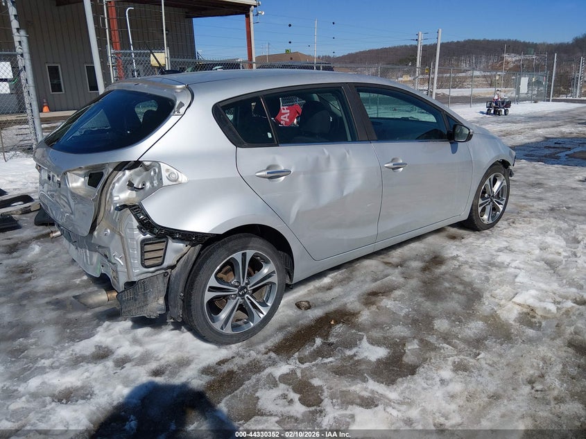 2016 Kia Forte VIN KNAFX5A80G5627587 IAAI salvage auction — FRONT & REAR, Original (West Virginia), sold $525 on 2026-07-19 (photo 4)