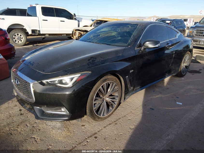 2017 Infiniti Q60 VIN JN1CV7EK2HM110623 IAAI salvage auction — RIGHT FRONT, Salvage Title, sold $1,575 on 2026-07-08 (photo 2)