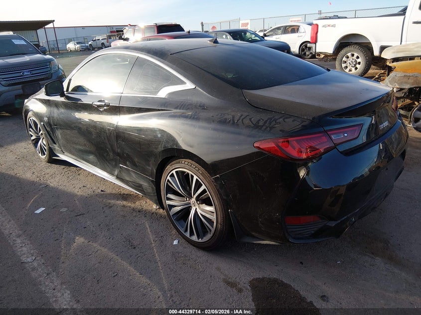 2017 Infiniti Q60 VIN JN1CV7EK2HM110623 IAAI salvage auction — RIGHT FRONT, Salvage Title, sold $1,575 on 2026-07-08 (photo 3)