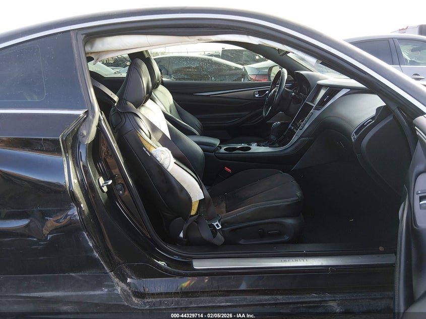 2017 Infiniti Q60 VIN JN1CV7EK2HM110623 IAAI salvage auction — RIGHT FRONT, Salvage Title, sold $1,575 on 2026-07-08 (photo 5)