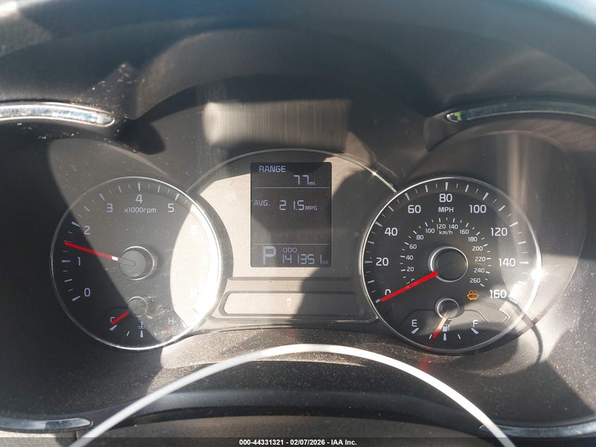2014 Kia Forte VIN KNAFK4A62E5190292 IAAI salvage auction — FRONT END, Salvage Title, sold $1,225 on 2026-07-09 (photo 7)