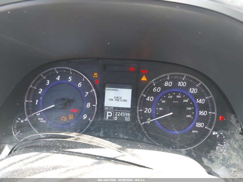 2013 Infiniti Fx VIN JN8CS1MU3DM141920 IAAI salvage auction — ROLLOVER, Junk (Oklahoma), sold $100 on 2026-07-22 (photo 7)