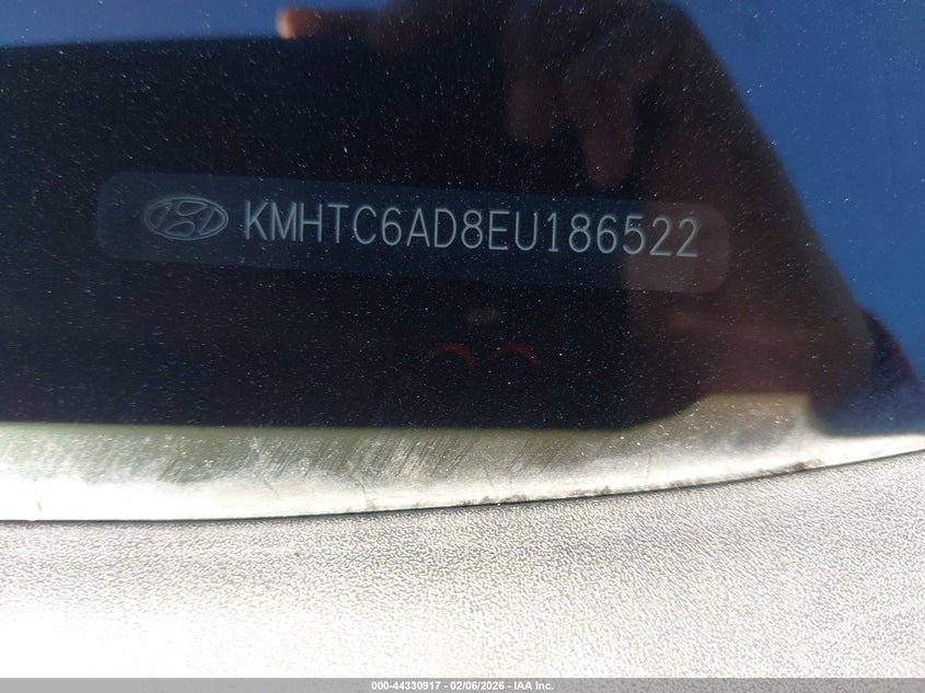 2014 Hyundai Veloster VIN KMHTC6AD8EU186522 IAAI salvage auction — RIGHT SIDE, Salvage (Oklahoma), sold $425 on 2026-07-28 (photo 9)