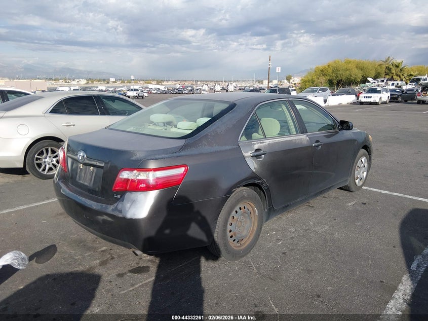 2007 Toyota Camry VIN JTNBE46K373068145 IAAI salvage auction — LEFT SIDE, Salvage (Nevada), sold $675 on 2026-07-31 (photo 4)