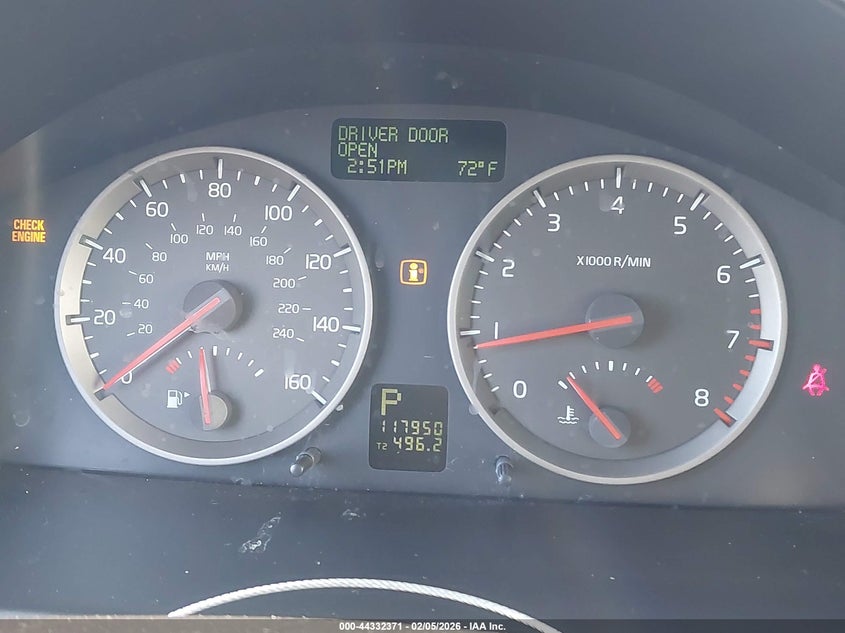 2006 Volvo S40 VIN YV1MS382462152700 IAAI salvage auction — SIDE, Salvage (California), sold $450 on 2026-07-11 (photo 7)