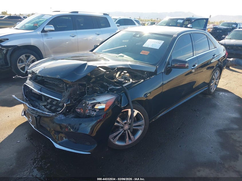 2016 Mercedes-benz E-klasse VIN WDDHF5KBXGB279894 IAAI salvage auction — LEFT FRONT, Salvage Title, sold $1,850 on 2026-07-21 (photo 2)