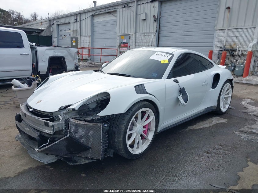 2016 Porsche 911 VIN WP0AF2A91GS192393 IAAI salvage auction — FRONT END, Salvage Title, sold $98,250 on 2026-08-11 (photo 2)