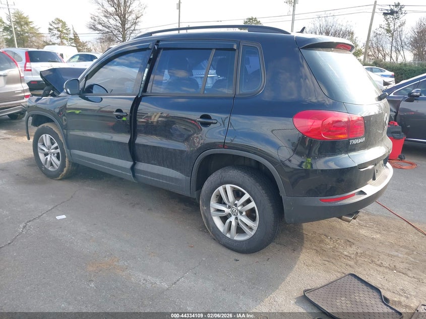2016 Volkswagen Tiguan VIN WVGAV7AX5GW520045 IAAI salvage auction — FRONT END, Rebuildable (Florida), sold $325 on 2026-08-03 (photo 3)