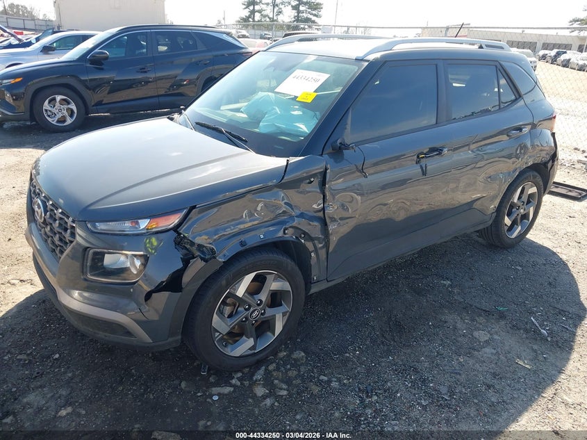 2024 Hyundai Venue VIN KMHRC8A36RU315747 IAAI salvage auction — FRONT & REAR, Salvage Title, sold $3,725 on 2026-07-15 (photo 2)