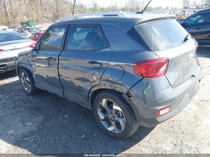 2024 Hyundai Venue VIN KMHRC8A36RU315747 IAAI salvage auction — FRONT & REAR, Salvage Title, sold $3,725 on 2026-07-15 (photo 3)