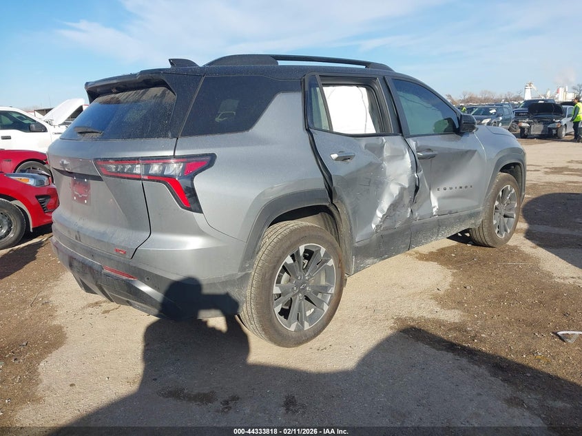 2026 Chevrolet Equinox VIN 3GNAXLEG2TL198991 IAAI salvage auction — RIGHT SIDE, Salvage Title, sold $9,600 on 2026-08-21 (photo 4)